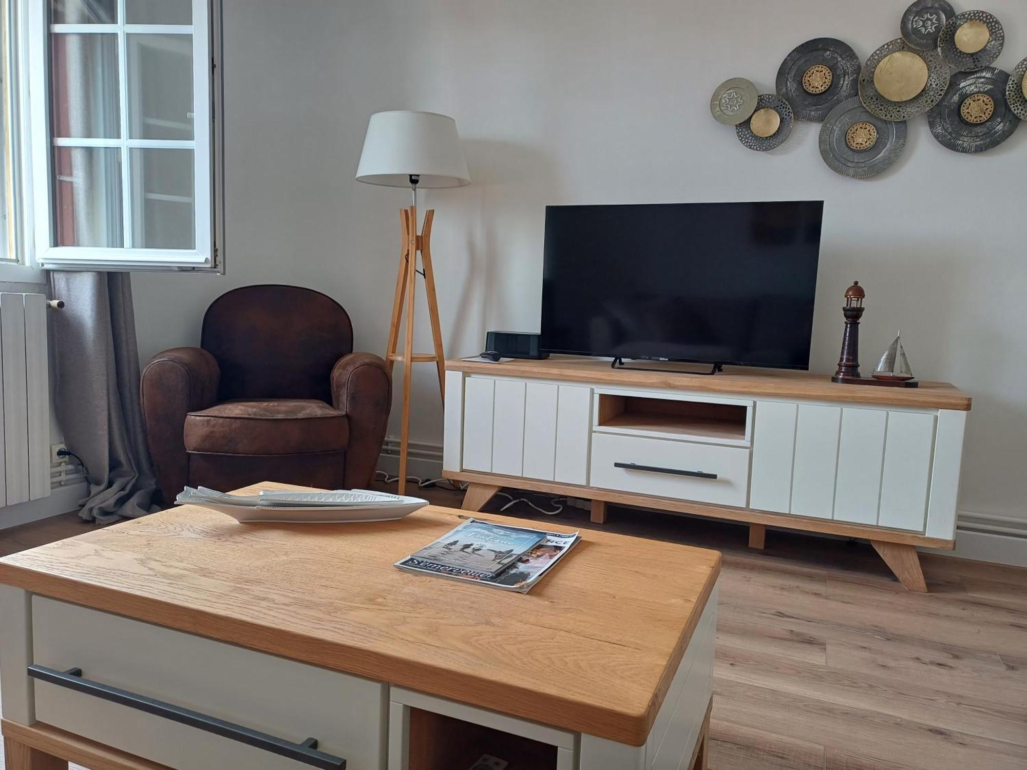 Au Gre Des Marees 2 Appartement Face A La Mer 2Eme Etage Ault Exteriör bild